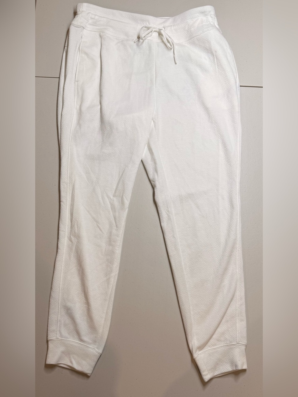 90 Degree By Reflex Men's White Jogger Sweatpants